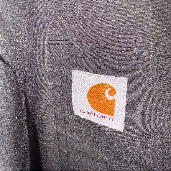 Carhartt Black Short-Sleeve V-Neck Scrub Top - Picture 4 of 6